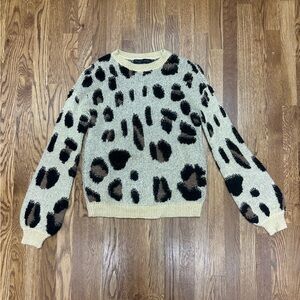 House of Harlow leopard print sweater